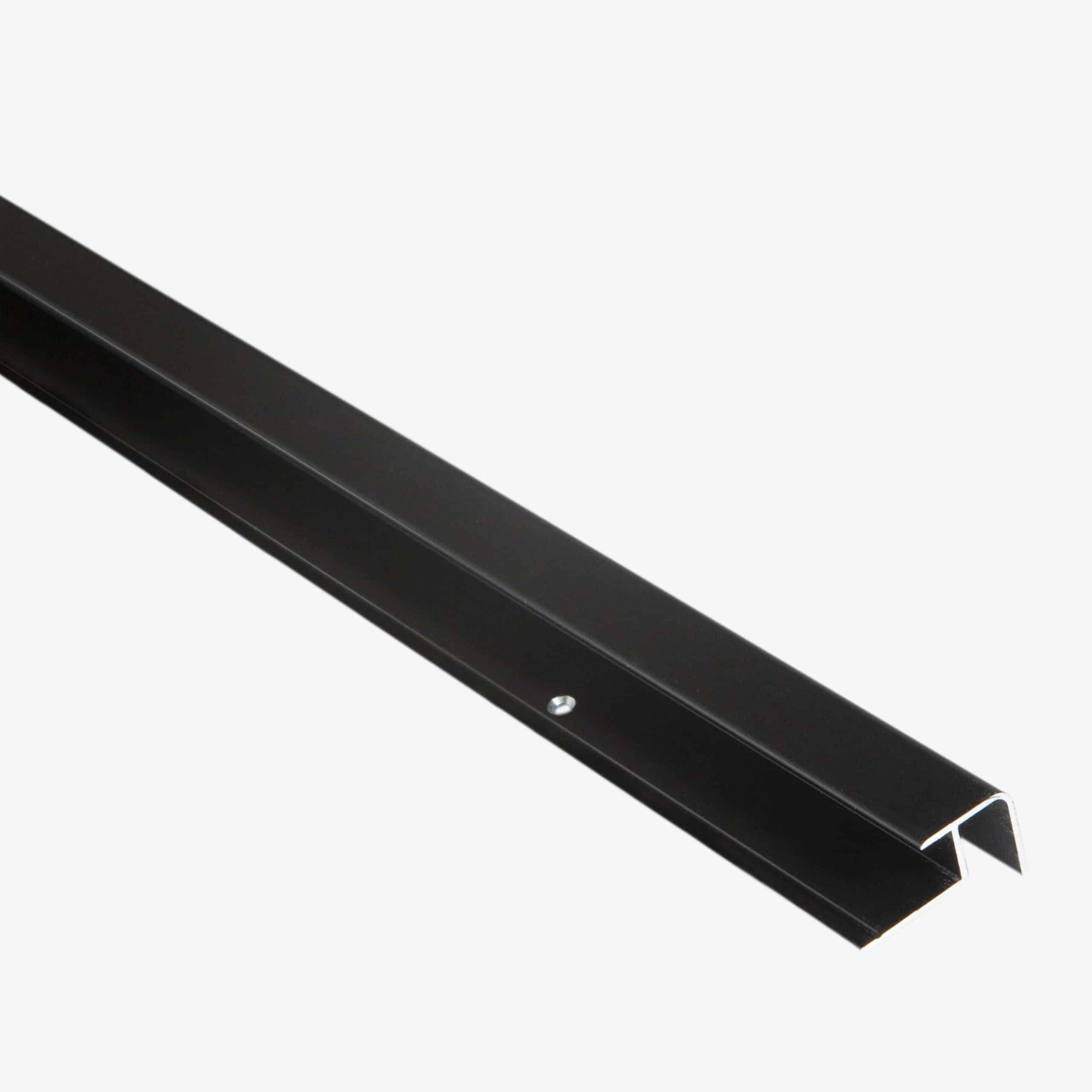 Utvändig hörnprofil II, Svart 2400 mm - Fibo