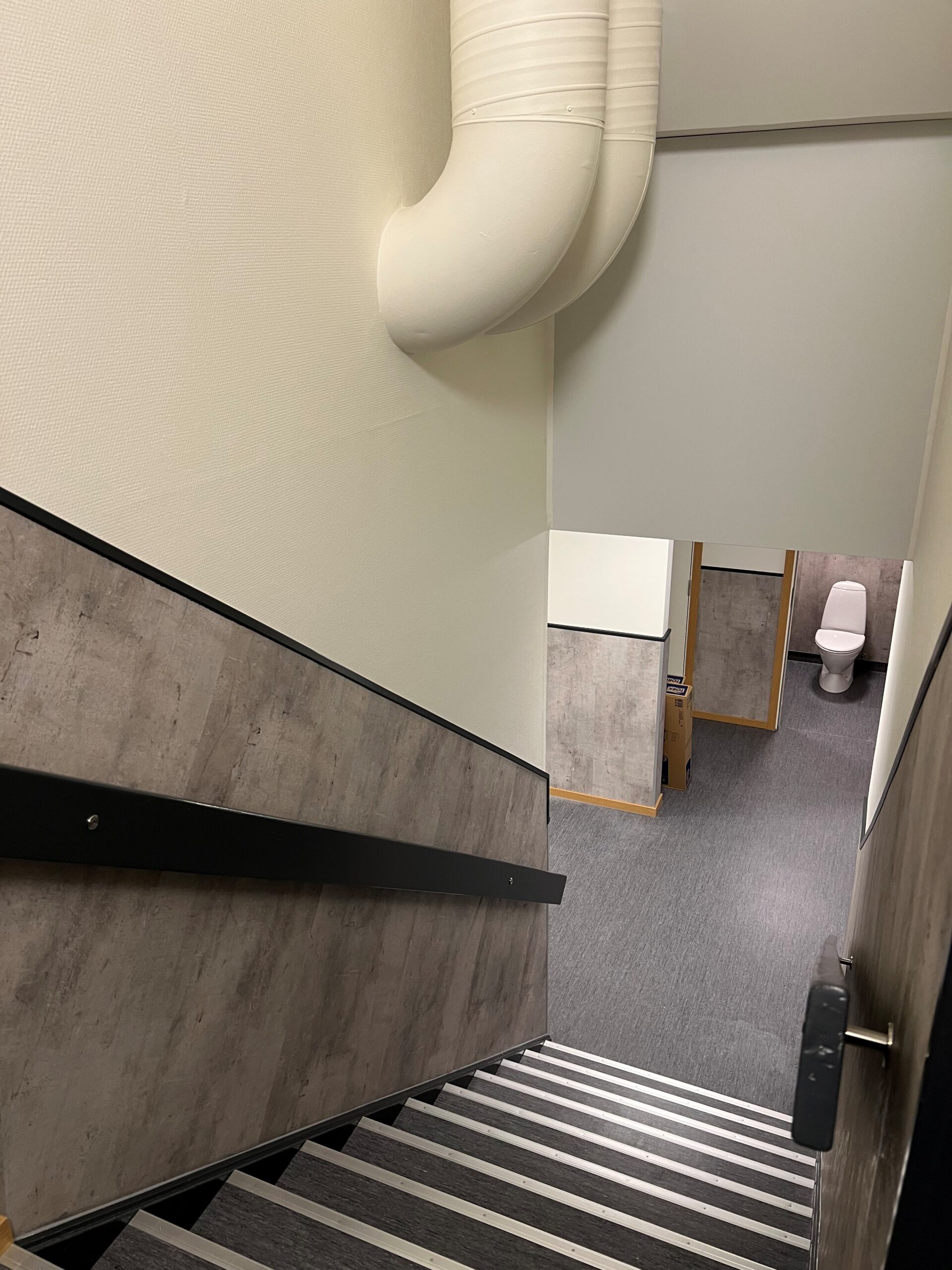 Trappehus med Fibos veggpaneler